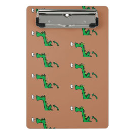 Mini Prancheta Dragão verde para respirar ar