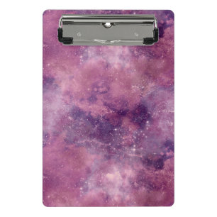 Mini Prancheta Dusk Rosa Galaxy Series Design 1