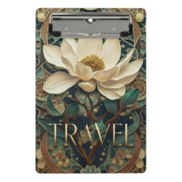 Mini Prancheta Elegant Lotus Flower