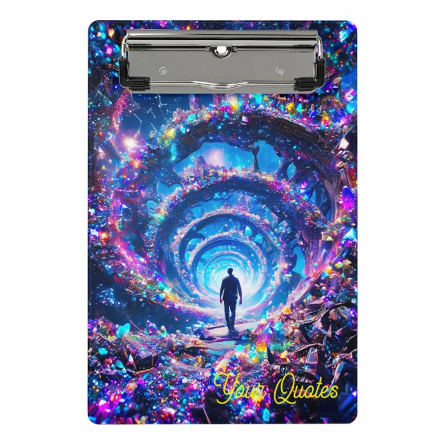 Mini Prancheta Entrando no Túnel de Gemas Místicas do Infinito (Frente)