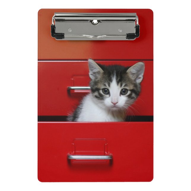 Mini Prancheta Espreitar do gatinho (Frente)