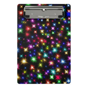 Mini Prancheta Estrelas Coloridas do Fireworks Design-27317