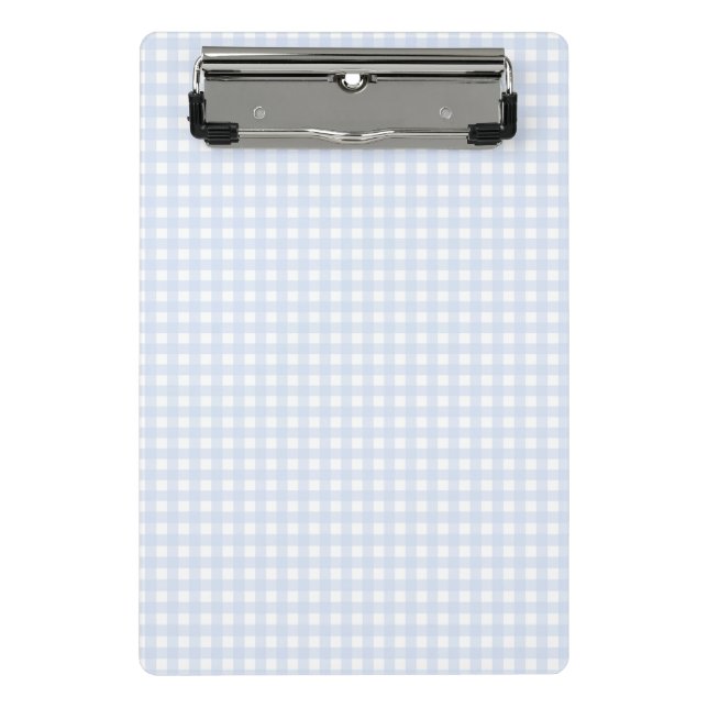 Mini Prancheta F & L Blue Gingham (Frente)