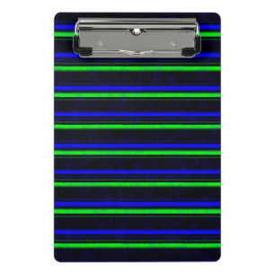 Mini Prancheta Faixa Verde Azul Preta