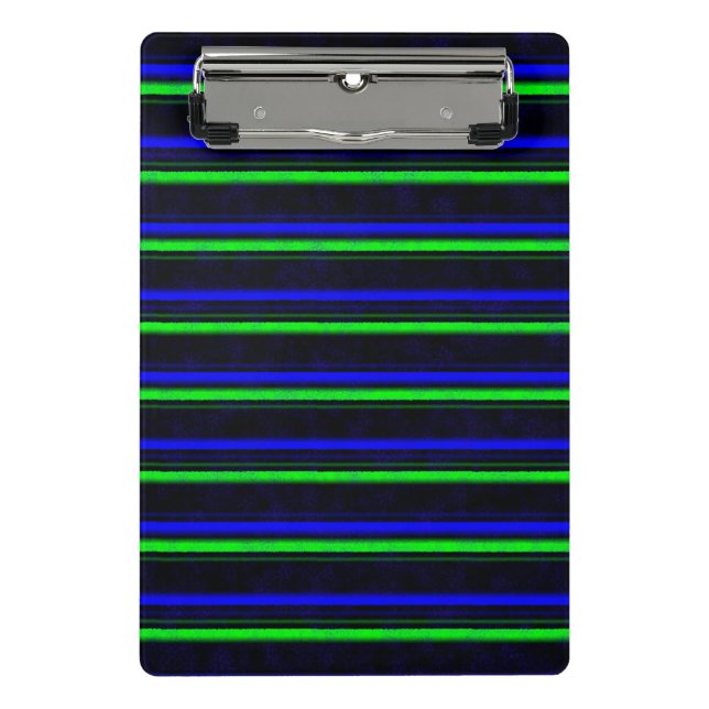 Mini Prancheta Faixa Verde Azul Preta (Frente)