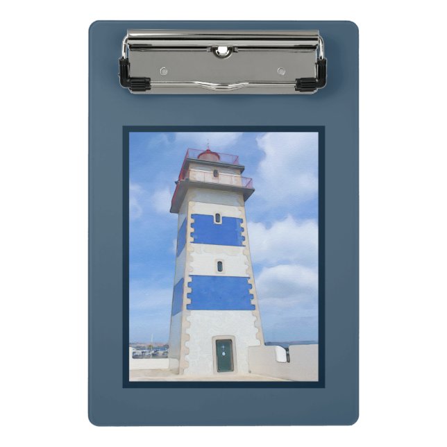 Mini Prancheta Farol de aquarela (Frente)