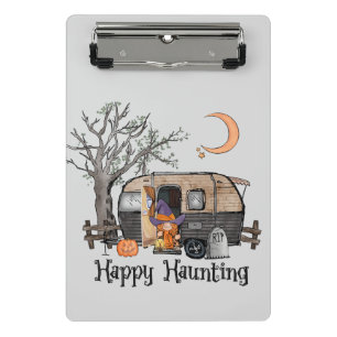 Mini Prancheta Feliz assombro Halloween Camper Bruxa Spooky