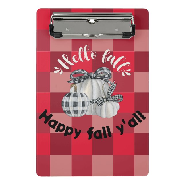 Mini Prancheta Feliz outono Y (Frente)