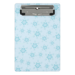Mini Prancheta Flocos de neve, Azul de gelo, Flocos de neve gelad