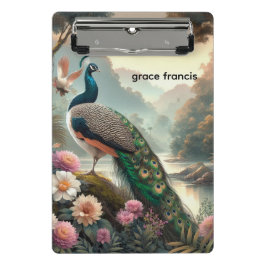 Mini Prancheta Floresta Tropical com Pavão