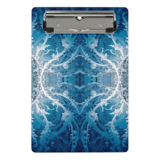 Mini Prancheta Fluxo Cósmico Sagrado - Simetria de Prata Azul