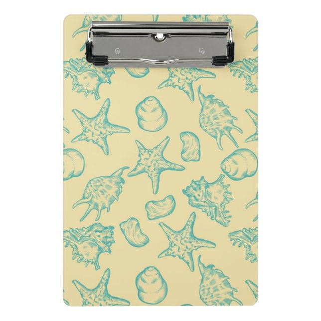 Mini Prancheta Fundo com escudos. Mão tirada (Frente)