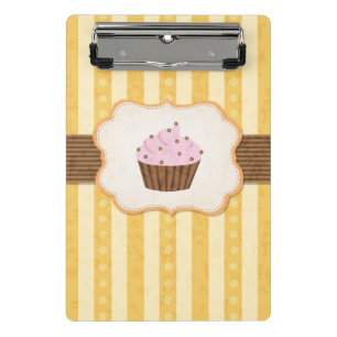 Mini Prancheta Fundo do cupcake do vintage