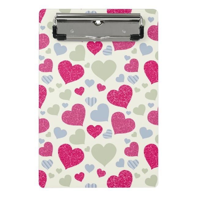 Mini Prancheta Fundo dos corações (Frente)