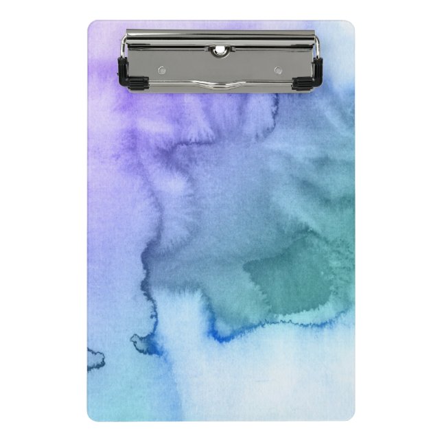 Mini Prancheta Fundo pintado mão 6 2 da aguarela abstrata (Frente)