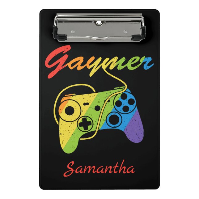 Mini Prancheta Gaymer | Controlador de jogos Rainbow | Jogos (Frente)