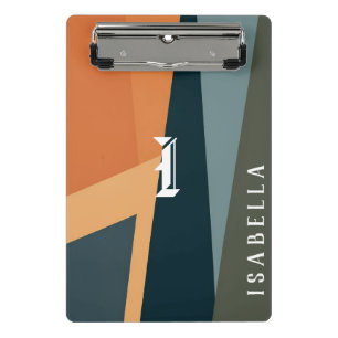 Mini Prancheta Geométrico Abstrato Minimalista Personalizável