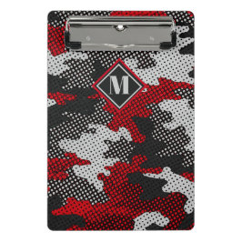 Mini Prancheta Georgia Red & Black Bulldog Spirit Camo