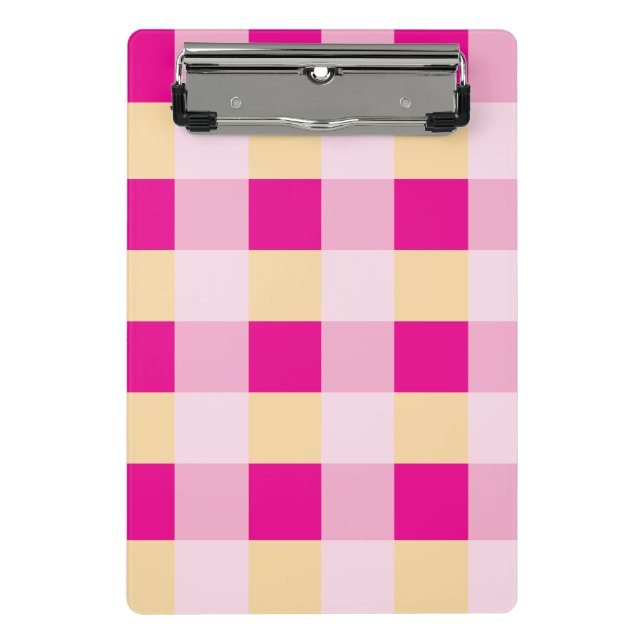 Mini Prancheta Gingham Pattern (Frente)