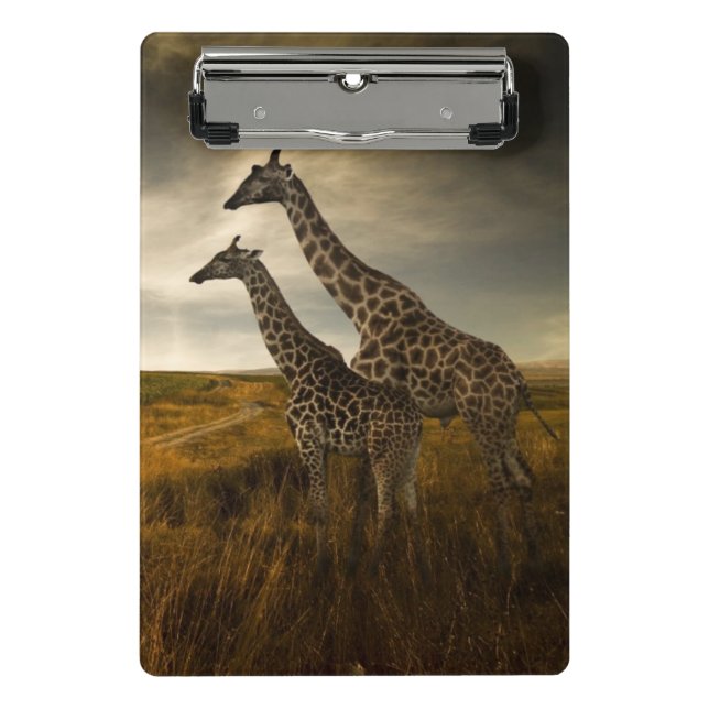 Mini Prancheta Girafas e a paisagem (Frente)