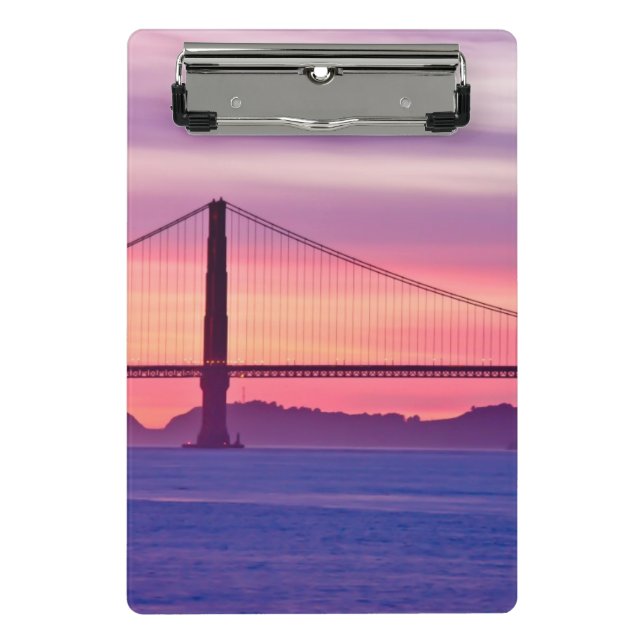 Mini Prancheta Golden gate bridge no por do sol (Frente)