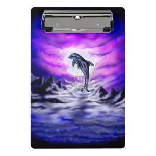 Mini Prancheta Golfinho de Lua