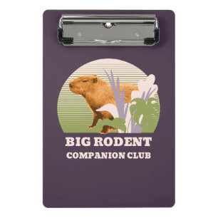 Mini Prancheta Grande Clube de Companheiros de Roedores Capivara