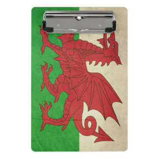 Mini Prancheta Ilustração da bandeira do dragão de Galês do