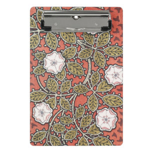 Mini Prancheta Ilustração de Arte de Rosa Selvagem Flor Vintage