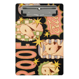 Mini Prancheta Ilustrações do Clube de Telhado/Cachorro