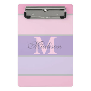 Mini Prancheta iPhone / iPad pastel pálido e roxo