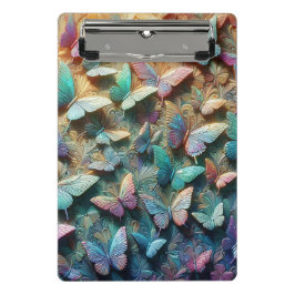 Mini Prancheta Iridescent Butterfly Garden