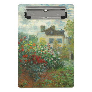 Mini Prancheta Jardim do Artista Monet em Argenteuil Pintura