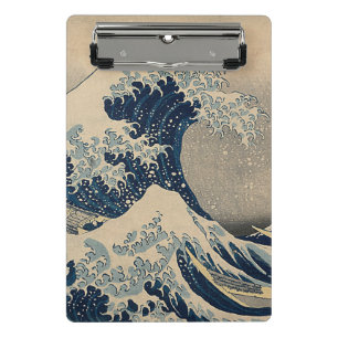 Mini Prancheta Katsushika Hokusai. A onda do Excelente de Kanagaw