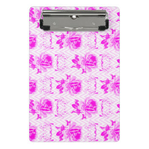 Mini Prancheta Linda Vintage Purple Floral