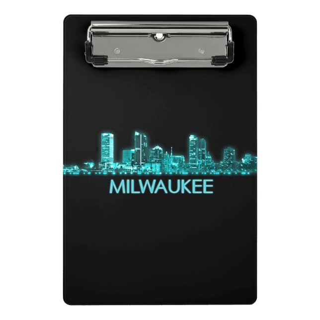 Mini Prancheta Linha do Skyline Milwaukee (Frente)