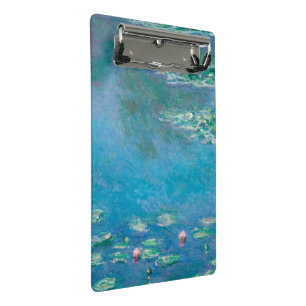 Mini Prancheta Lírios por Claude Monet Fine Art Painting