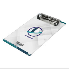 Mini Prancheta  Logo & QR CODE white background