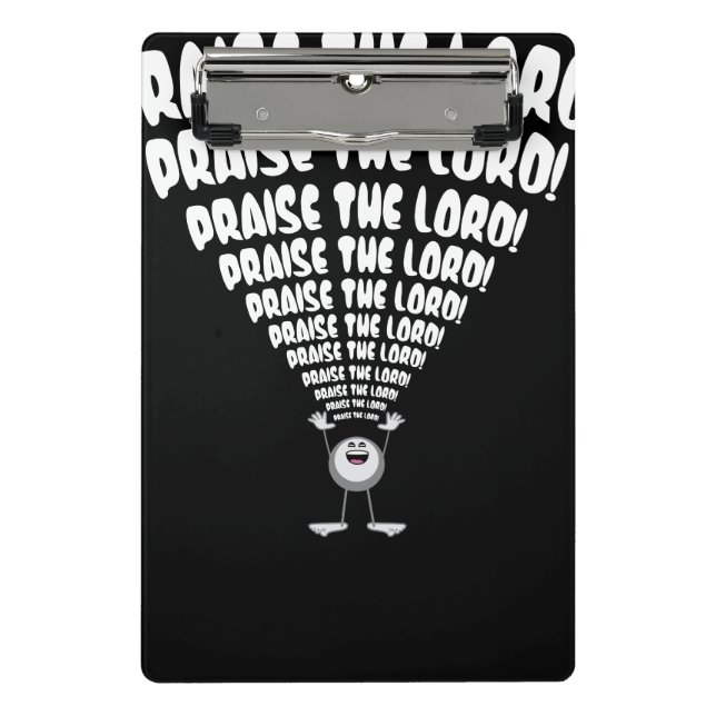 Mini Prancheta Louvado Senhor Emoji (Frente)