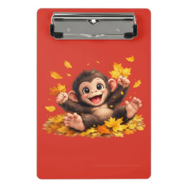 Mini Prancheta Macaco Sorridente com Olhos Grandes Tropical Diver