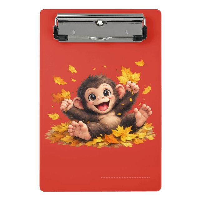 Mini Prancheta Macaco Sorridente com Olhos Grandes Tropical Diver (Frente)