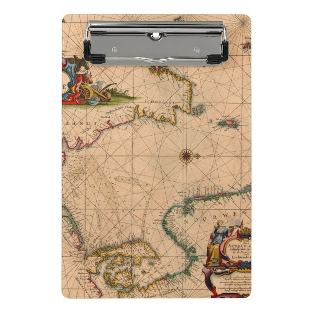 Mini Prancheta Mapa antigo antigo inspirado (1) (Frente)