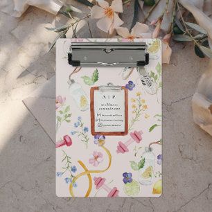 Mini Prancheta Marca de malhação   Código QR do treinador de bem-