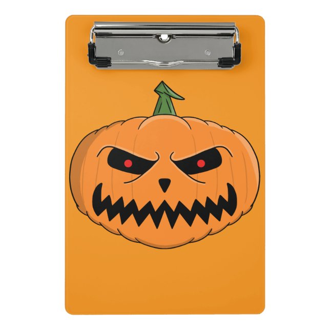 Mini Prancheta Menacing Jack O'Lantern Halloween (Frente)