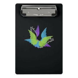 Mini Prancheta Mini área de transferência abstrato Wings