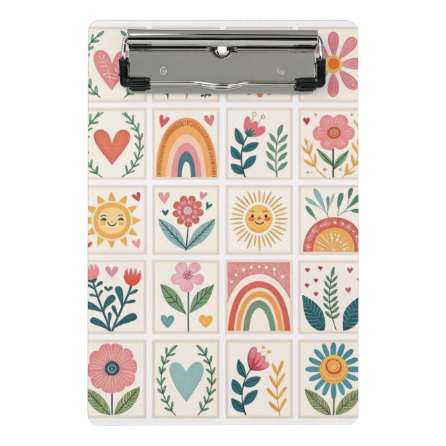 Mini Prancheta Mini Clipboard Pequenas Suprimentos de Escritório  (Frente)