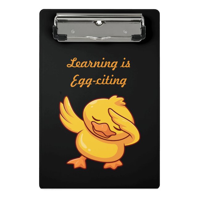 Mini Prancheta Mini Conselho com Design de Pato Bonito - (Frente)