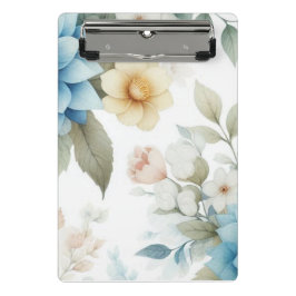 Mini Prancheta MiniÁrea de Transferência Amarela Azul Pastel Botâ