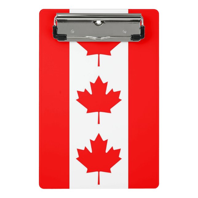 Mini Prancheta Miniárea de transferência com bandeira do Canadá (Frente)