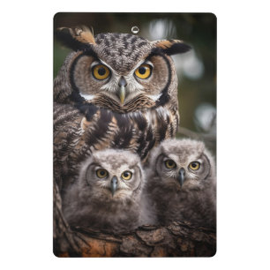 Mini Prancheta Miniárea de transferência da família Owl